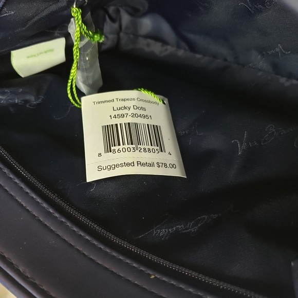 Vera Bradley NWT Lucky Dots Crossbody - Picture 8 of 8